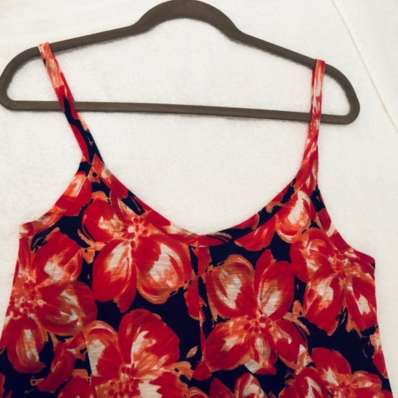 INC. International Concept Nostalgia Floral Fit and Flare Cami Size L - Picture 4 of 11